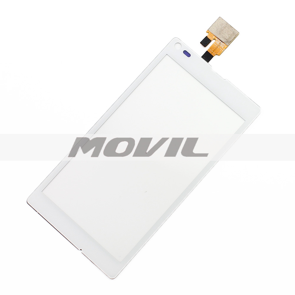 White Front Outer Touch Panel Touch Screen For Sony Xperia L S36h C2104 C2105 Digitizer Glass Replacement